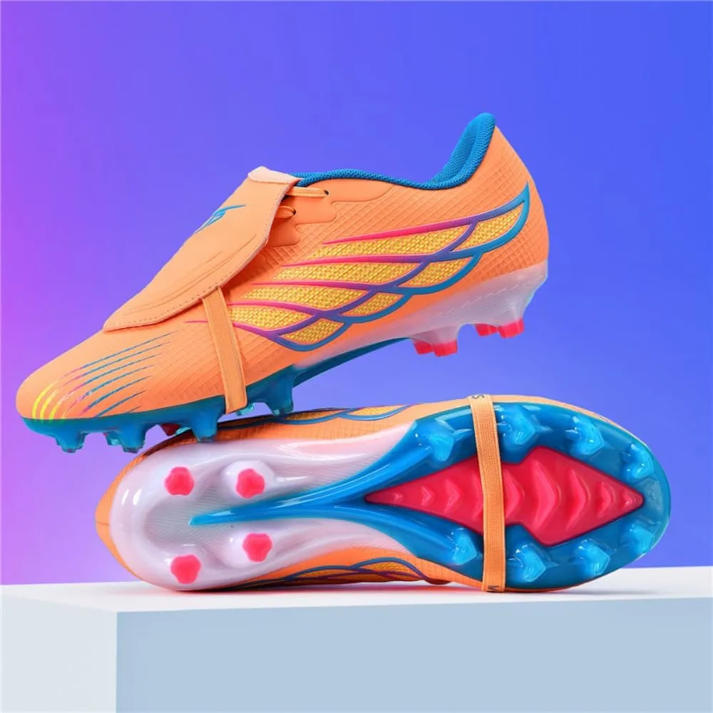 Unisex Retro Soccer Cleats Football Shoes,TF/AG Studs for Indoor/Outdoor Training, Lacrosse, Baseball Premium Leather,Mens Soccer Shoes