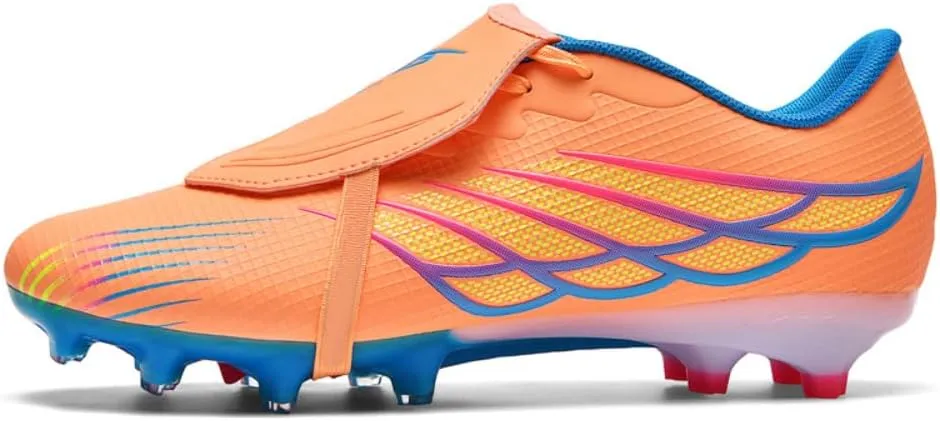 Unisex Retro Soccer Cleats Football Shoes,TF/AG Studs for Indoor/Outdoor Training, Lacrosse, Baseball Premium Leather,Mens Soccer Shoes