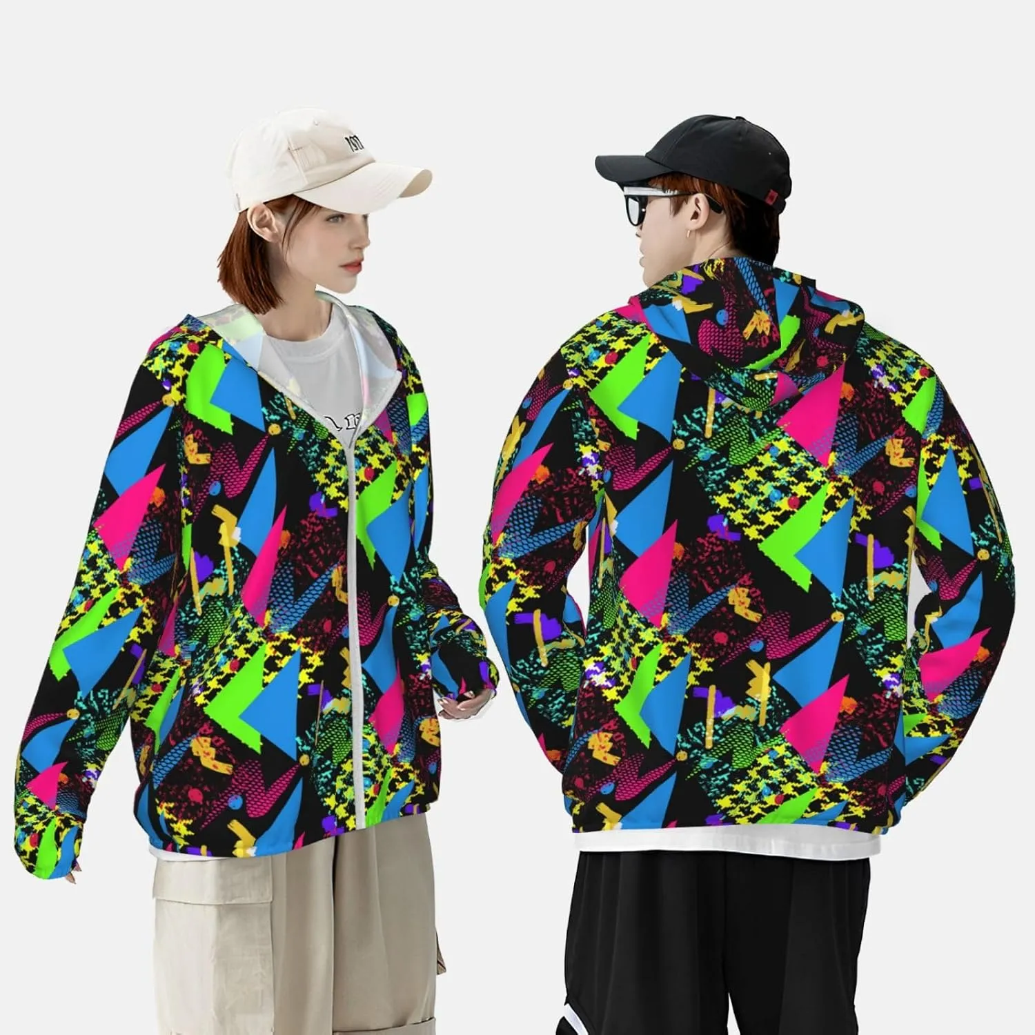 Unisex UPF 50 Long Sleeve Sun Protection Shirts Fishing Hiking Shirts