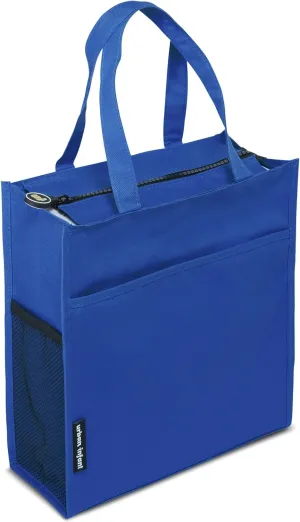 Urban Infant Tote Bag for Kids - Outer Pocket, Name Tag, 2 Mesh Bottle Holders, and Zippered Top