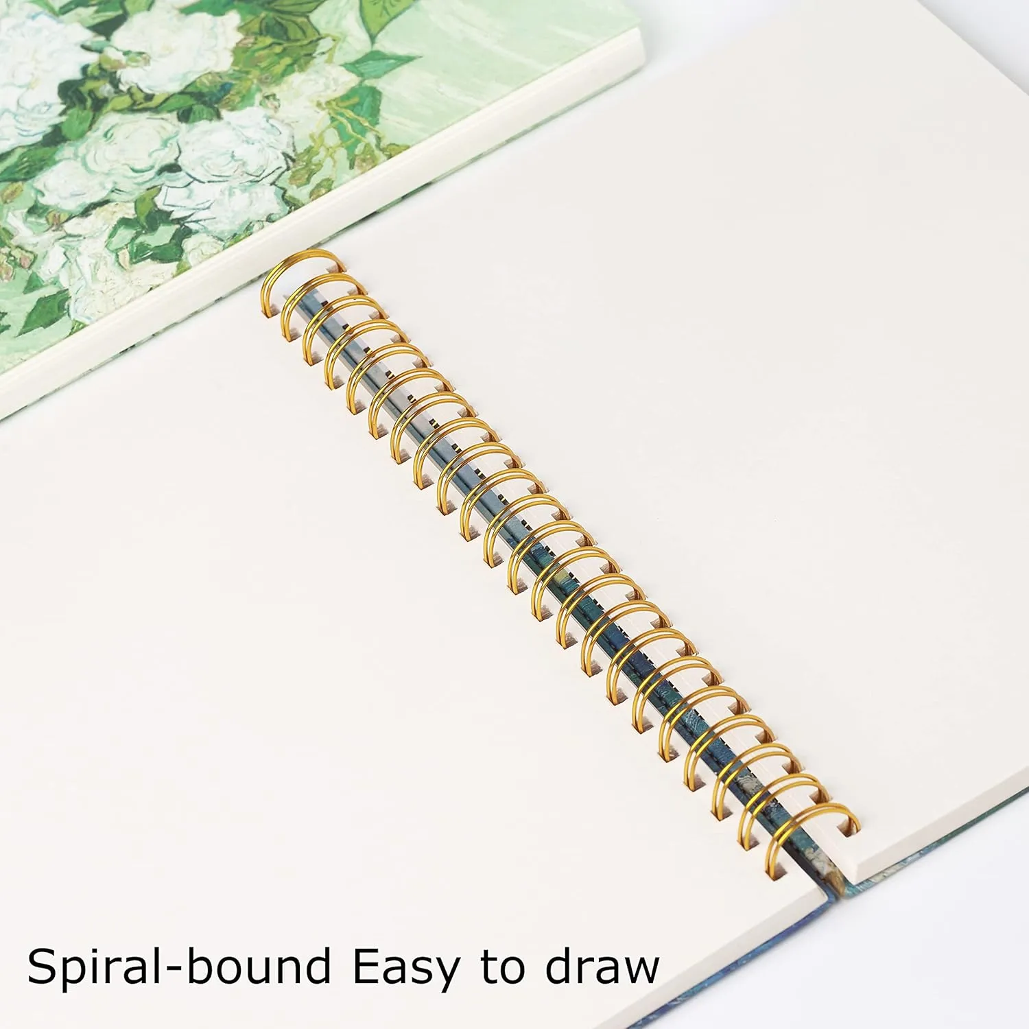 Van Gogh Mixed Media A4 Sketch Book, Spiral Bound Sketch Pad, 1 Pack 60Sheets (98lb/160gsm), Acid Free Art Sketchbook Sketching Drawing Painting Thick Paper for Kids Adults Beginners Artists
