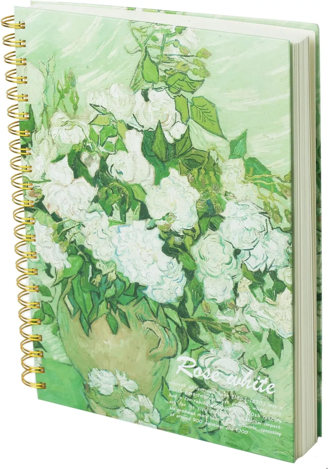 Van Gogh Mixed Media A4 Sketch Book, Spiral Bound Sketch Pad, 1 Pack 60Sheets (98lb/160gsm), Acid Free Art Sketchbook Sketching Drawing Painting Thick Paper for Kids Adults Beginners Artists