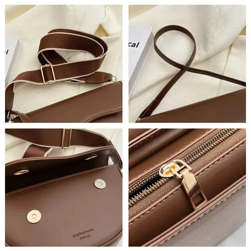 Veloria™ Vintage Saddle Shoulder Bag