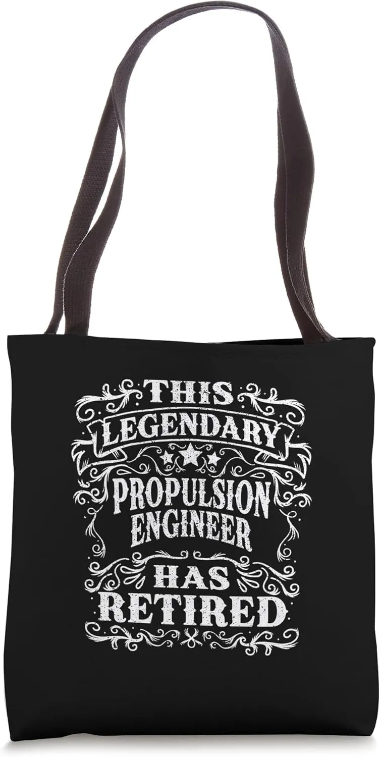 Vintage This Legendary Propulsion Engineer Has Retired Tote Bag