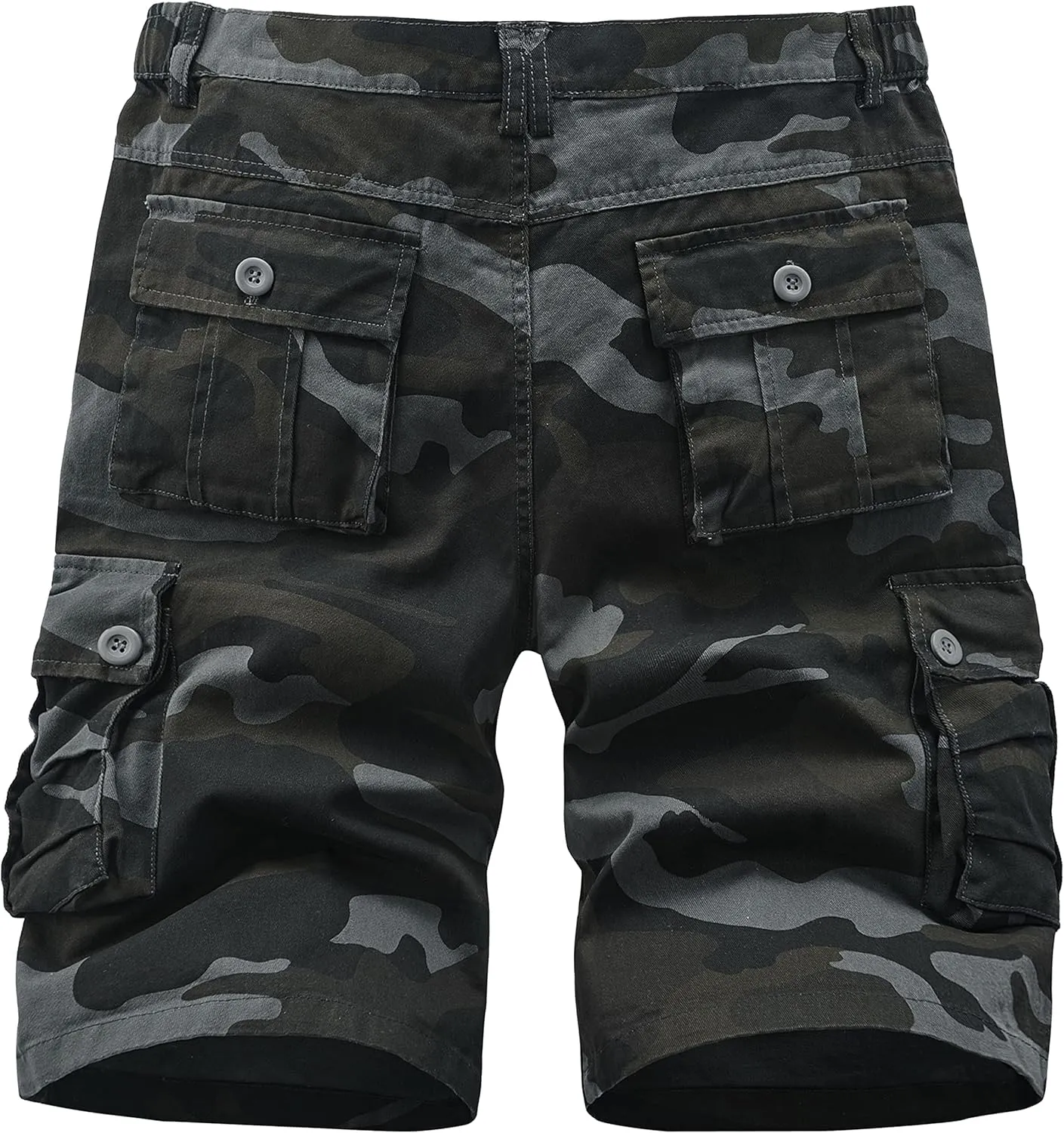 VtuAOL Men's Cargo Shorts for Men Casual Cotton Fishing Hiking Shorts with Multi Pockets