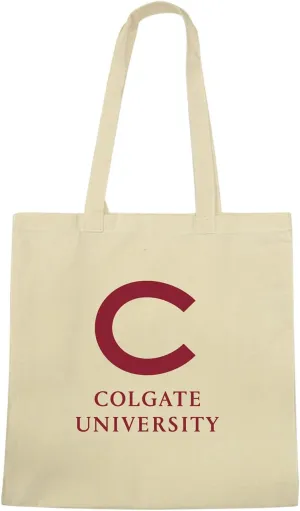 W Republic Colgate University Colgate Raiders Seal College Tote Bag - Natural,