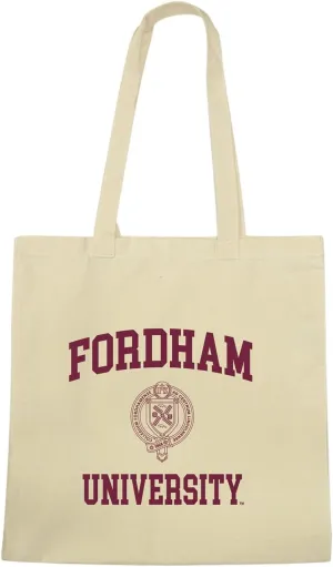 W REPUBLIC Fordham University Rams Seal College Tote Bag - Natural,