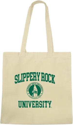 W REPUBLIC Slippery Rock University of Pennsylvania Seal College Tote Bag - Natural,