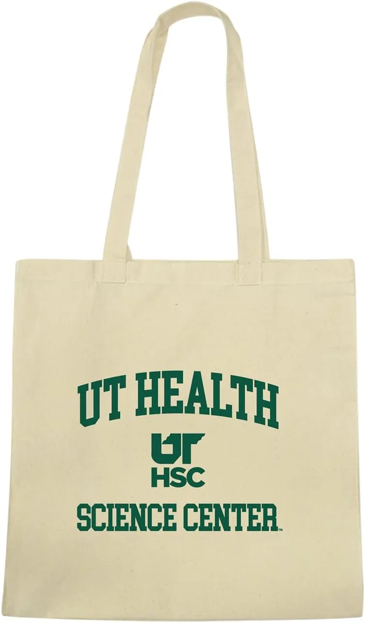W Republic The University of Tennessee Health Science Center Seal College Tote Bag - Natural,