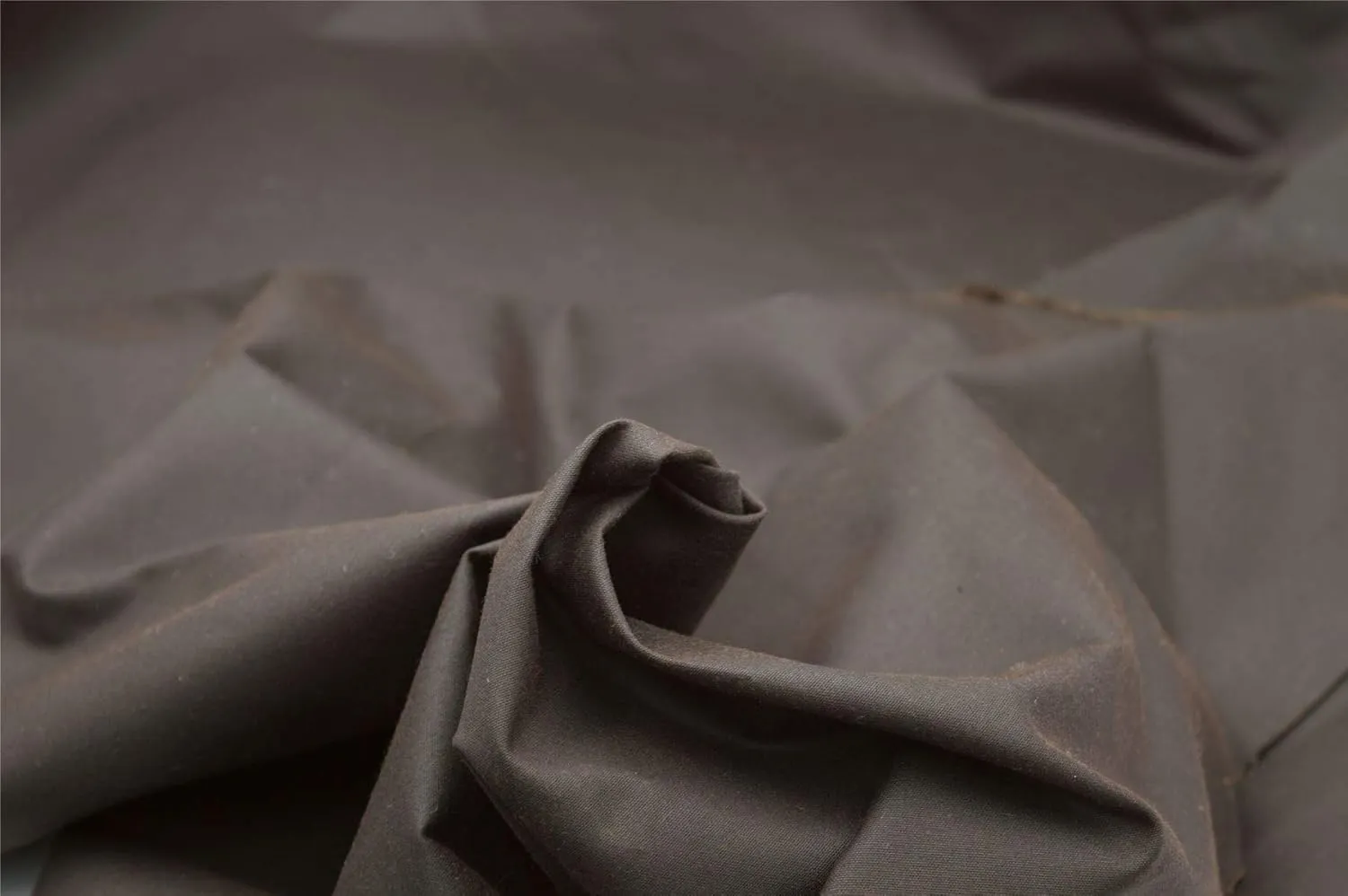 Walker and Hawkes Wax 100% Cotton Canvas Fabric Antique Finish Waxed Oilskin Cloth, Brown - 1m (100 x 150cm)