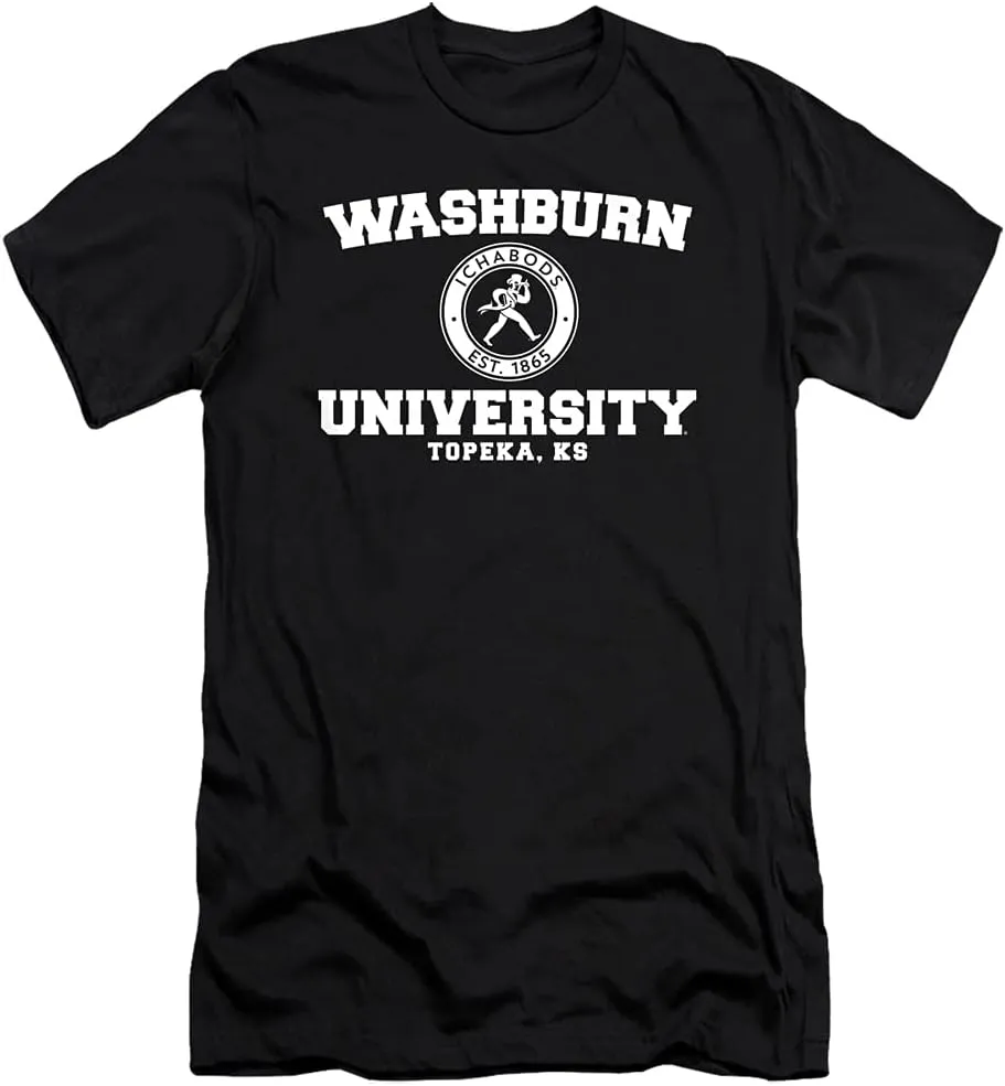 Washburn University Official Stacked Unisex Adult Canvas Brand T Shirt