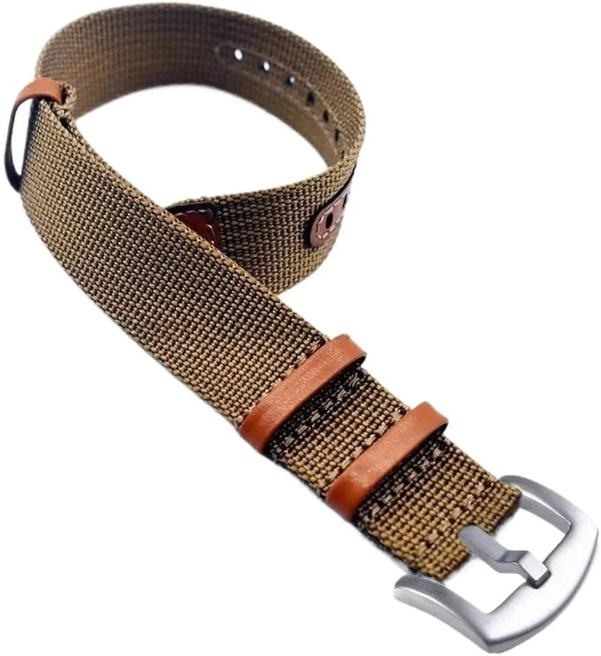Watch Bracelet For Rolex Canvas Watchband For Hamilton Replacement Belts Nylon Patch Leather Strap For Omega