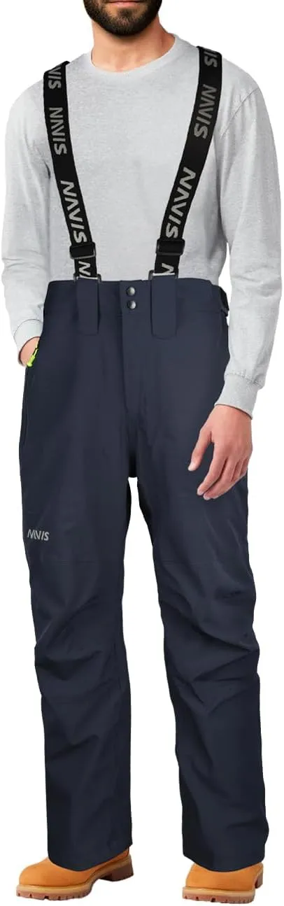 Waterproof Fishing Rain Suit - Wading Jacket & Bib Pants Set for Men, Foul Weather Gear