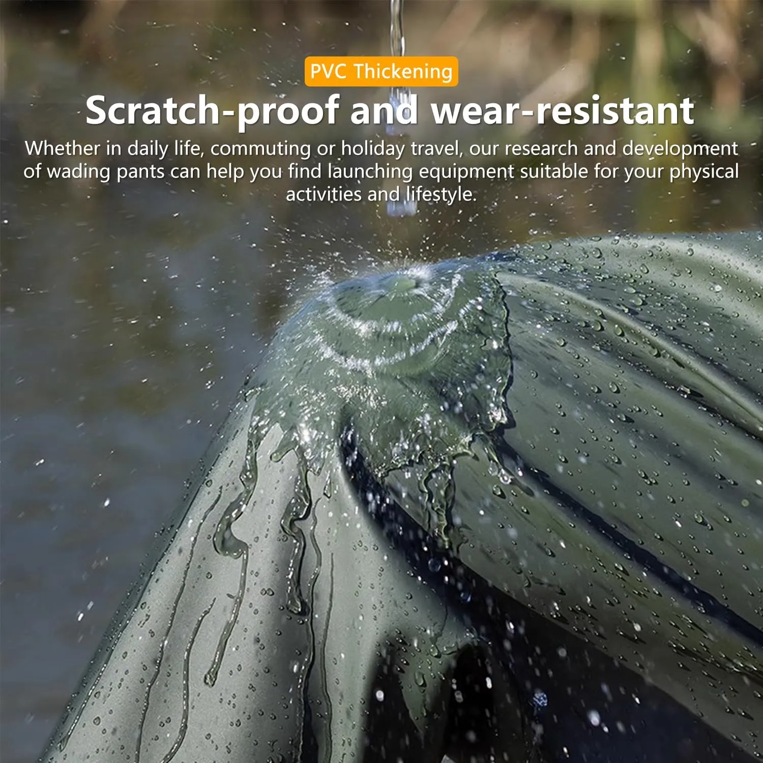 Waterproof Fishing Waders for Men & Women - Lightweight