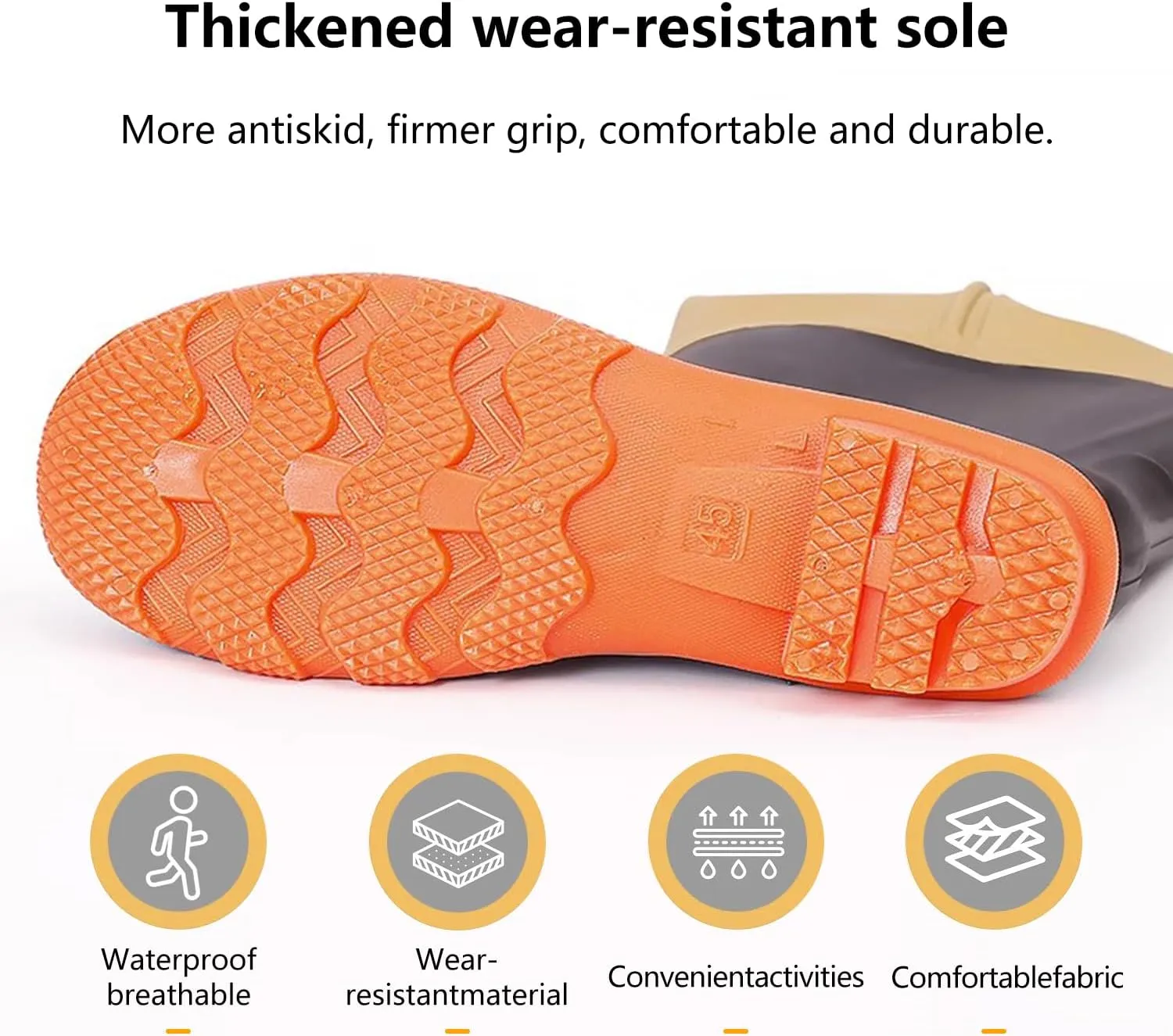 Waterproof Fishing Waders for Men & Women - Lightweight