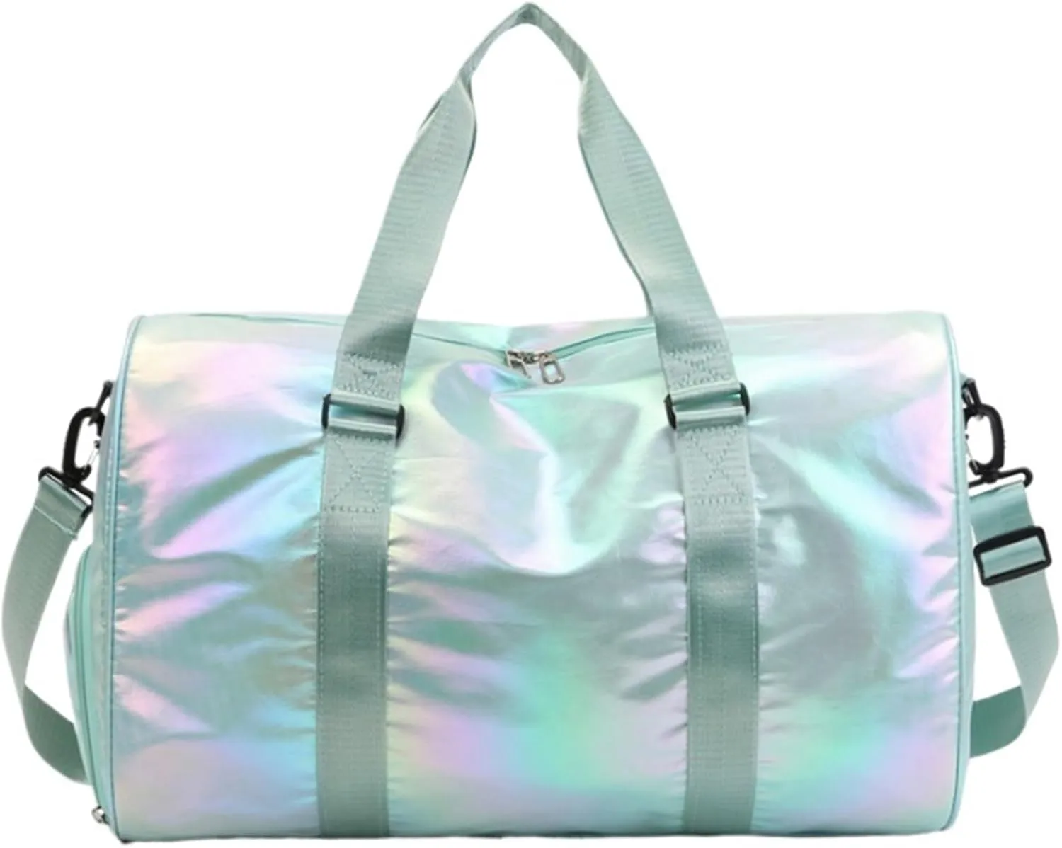 Weekender Travel Bag 18in Portable Luggage Bag Outdoor Travel Bag Dry and Wet Separate Sports Fitness Yoga Bag Sport Gym Bag(A)