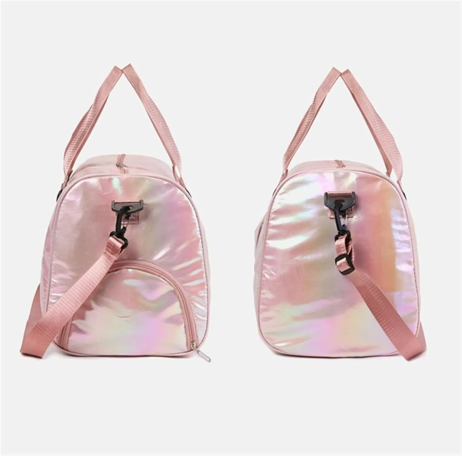 Weekender Travel Bag 18in Portable Luggage Bag Outdoor Travel Bag Dry and Wet Separate Sports Fitness Yoga Bag Sport Gym Bag(A)