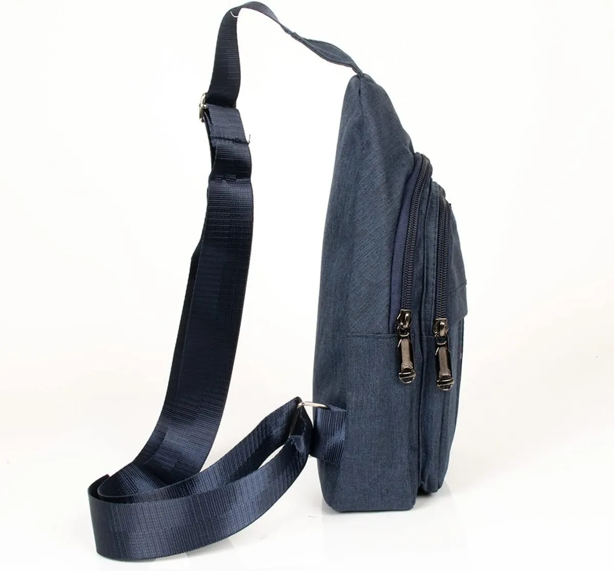 WESTEND Crossbody Canvas Sling Bag with Adjustable Strap-Travel Small Daypack