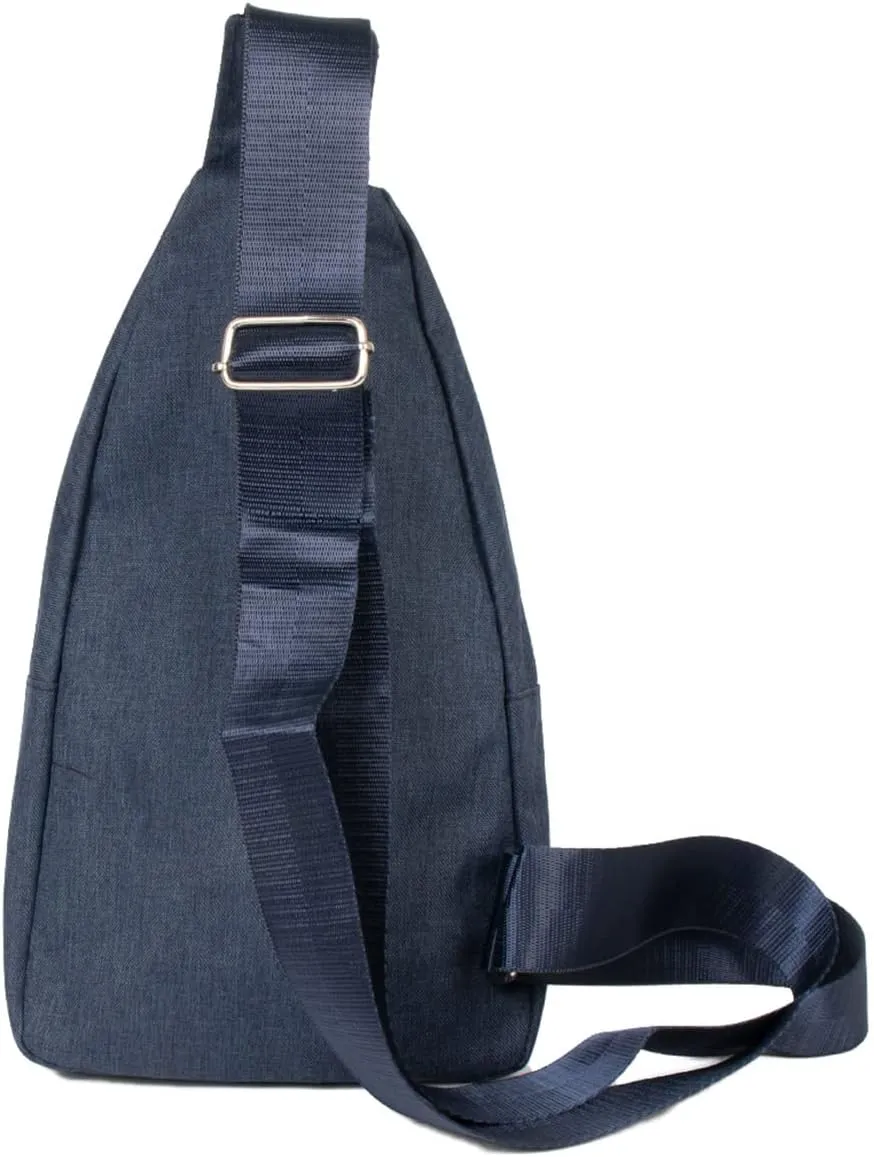 WESTEND Crossbody Canvas Sling Bag with Adjustable Strap-Travel Small Daypack