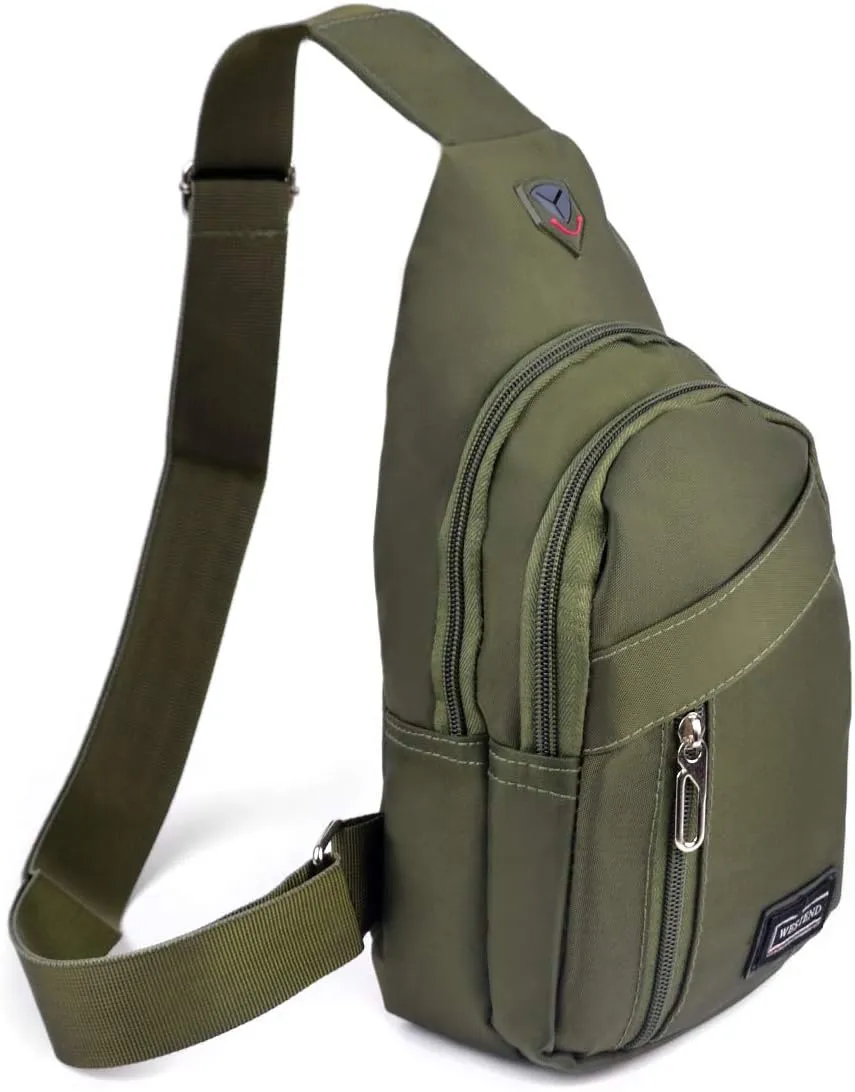 WESTEND Crossbody Nylon Sling Bag with Adjustable Strap-Travel Small Daypack
