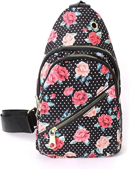Westend Crossbody Small Sling Bag Backpack with Adjustable Strap for Men and Women