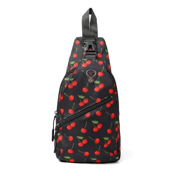Westend Crossbody Small Sling Bag Backpack with Adjustable Strap for Men and Women