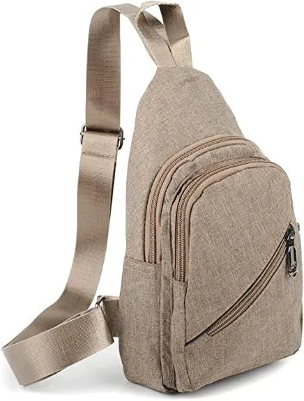 Westend Crossbody Small Sling Bag Backpack with Adjustable Strap for Men and Women