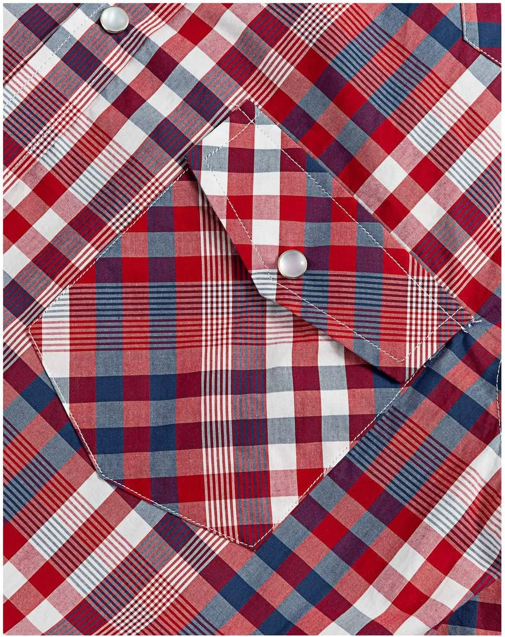 Western Shirts for Men with Snap Buttons Regular Fit Plaid Mens Long Sleeve Shirts Casual