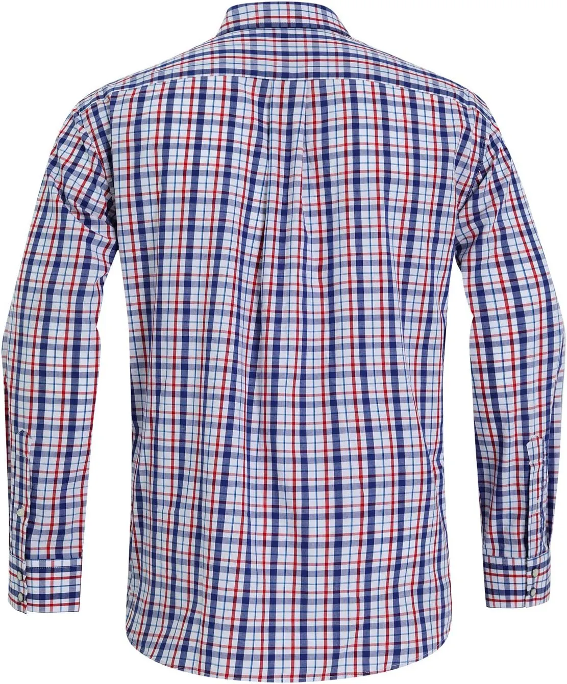 Western Shirts for Men with Snap Buttons Regular Fit Plaid Mens Long Sleeve Shirts Casual