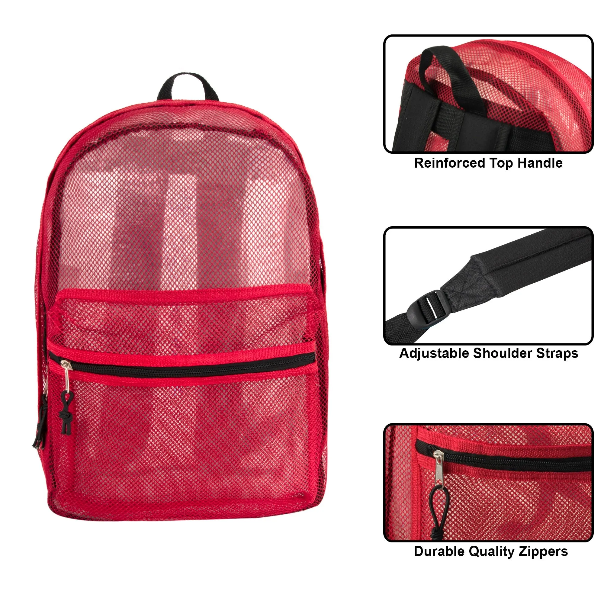 Wholesale Mesh Backpack Assorted