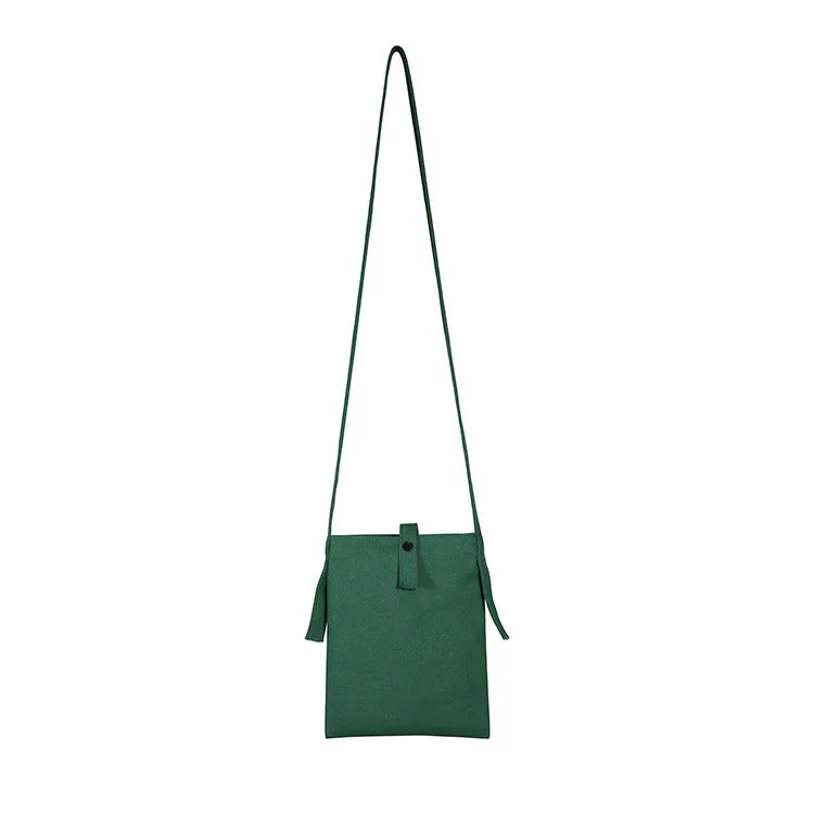 Wholesale Small Color Canvas Messenger Bags with Snap Closure