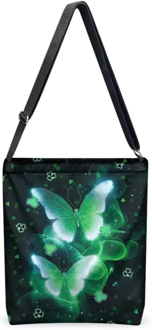 Women Canvas Shoulder Bag Large Messenger Crossbody Bags with Inner Zip Pocket Satchel Waterproof Purse Shopping