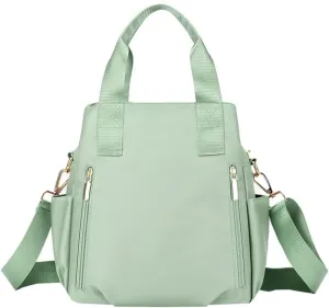 Women Large Canvas Tote Bags Nylon Multi Compartment Top-handle Handbags Waterproof Crossbogy Bags Totes Purse