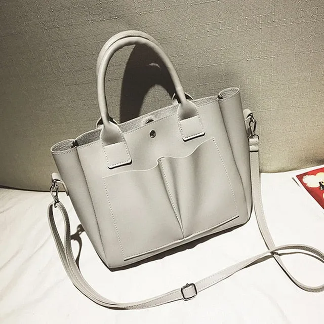 Women Leather Metal Shoulder Totes PU Bag Fashion Compatible Top Bags Women Tassel Bags Messenger Ring Secure delivery Handbag Vintage Crossbody Handle