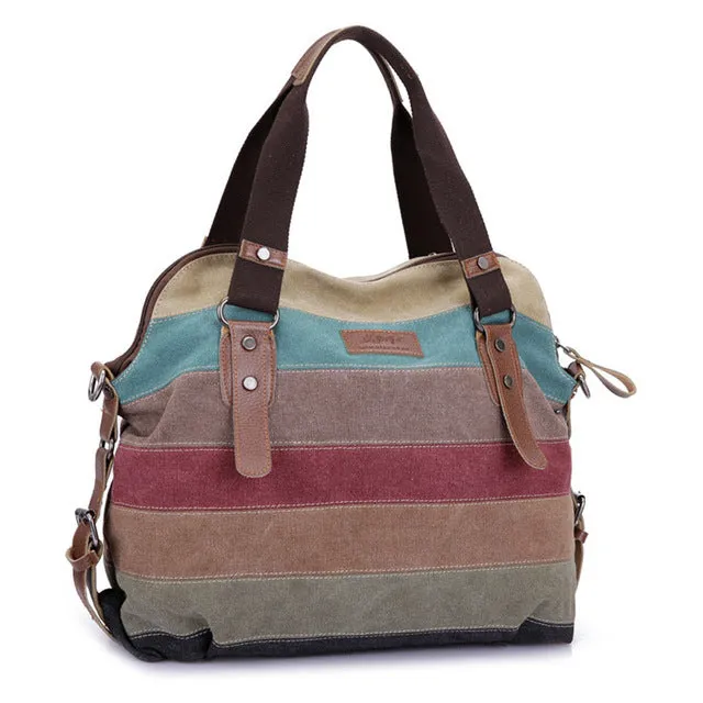 Women Mujer Bags Handbag Bolsos Canvas Striped Huge price cut Bag Shopping Fashion Brand Casual Satisfaction guaranteed Shoulder Messenger Tote Beach Bags Famous