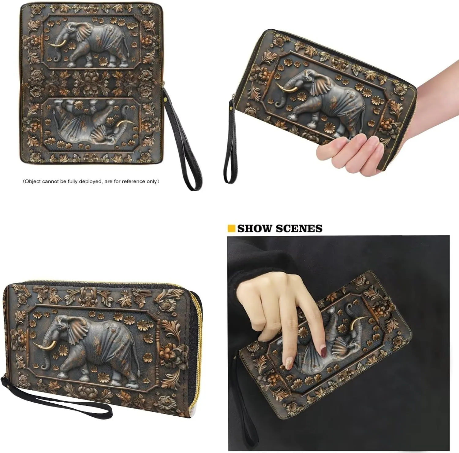 Womens Handbag Wallet Set Leather Satchel Purse Handbag with Wristlet Wallet Top Handle Handbag for Ladies