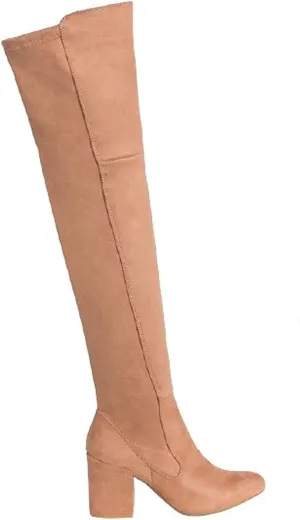 Women's Thigh High Over The Knee Block Heel Boots