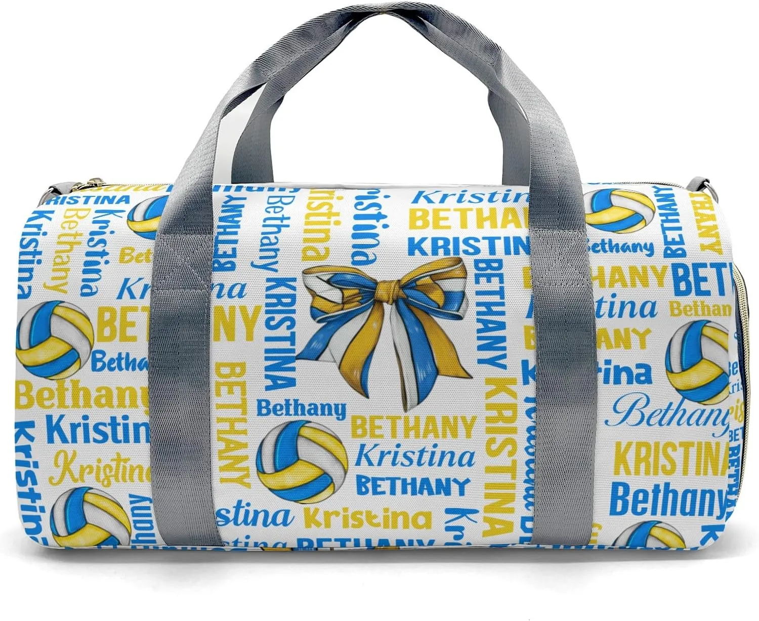 Word Cloud Text Duffle Bag for Travel, Carry on Bag Travel Bags Sport Volleyball Player Canvas Travel Duffel Bag Overnight Weekend Gym Bag Carry On Luggage Bags