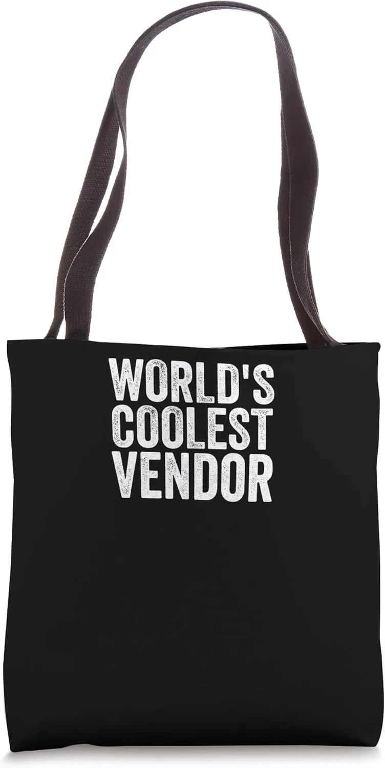 World's Coolest Vendor Occupation Funny Office Tote Bag