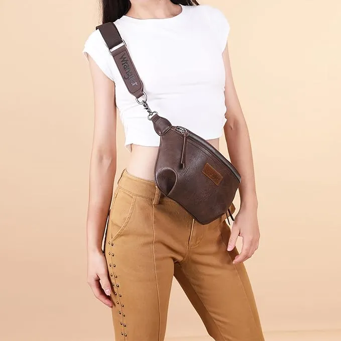Wrangler Vintage Bum Bag - Coffee