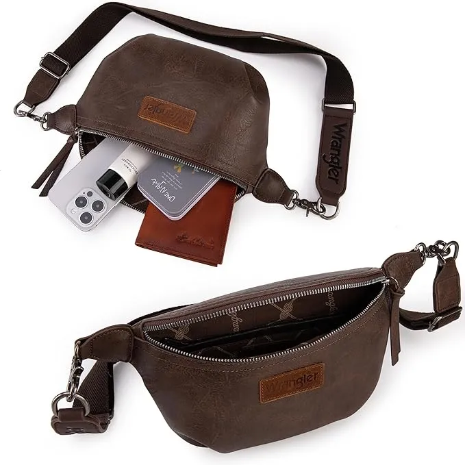 Wrangler Vintage Bum Bag - Coffee