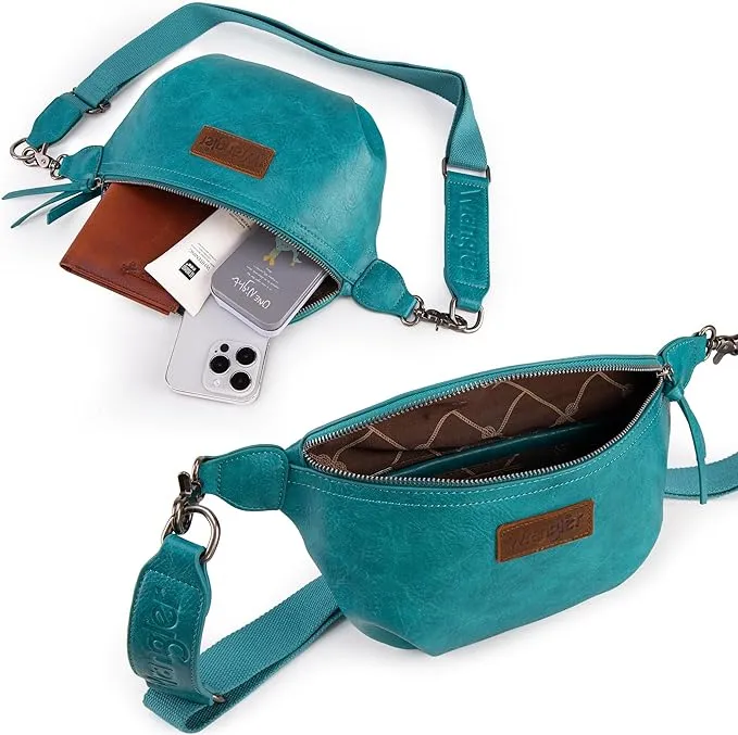 Wrangler Vintage Bum Bag - Turquoise