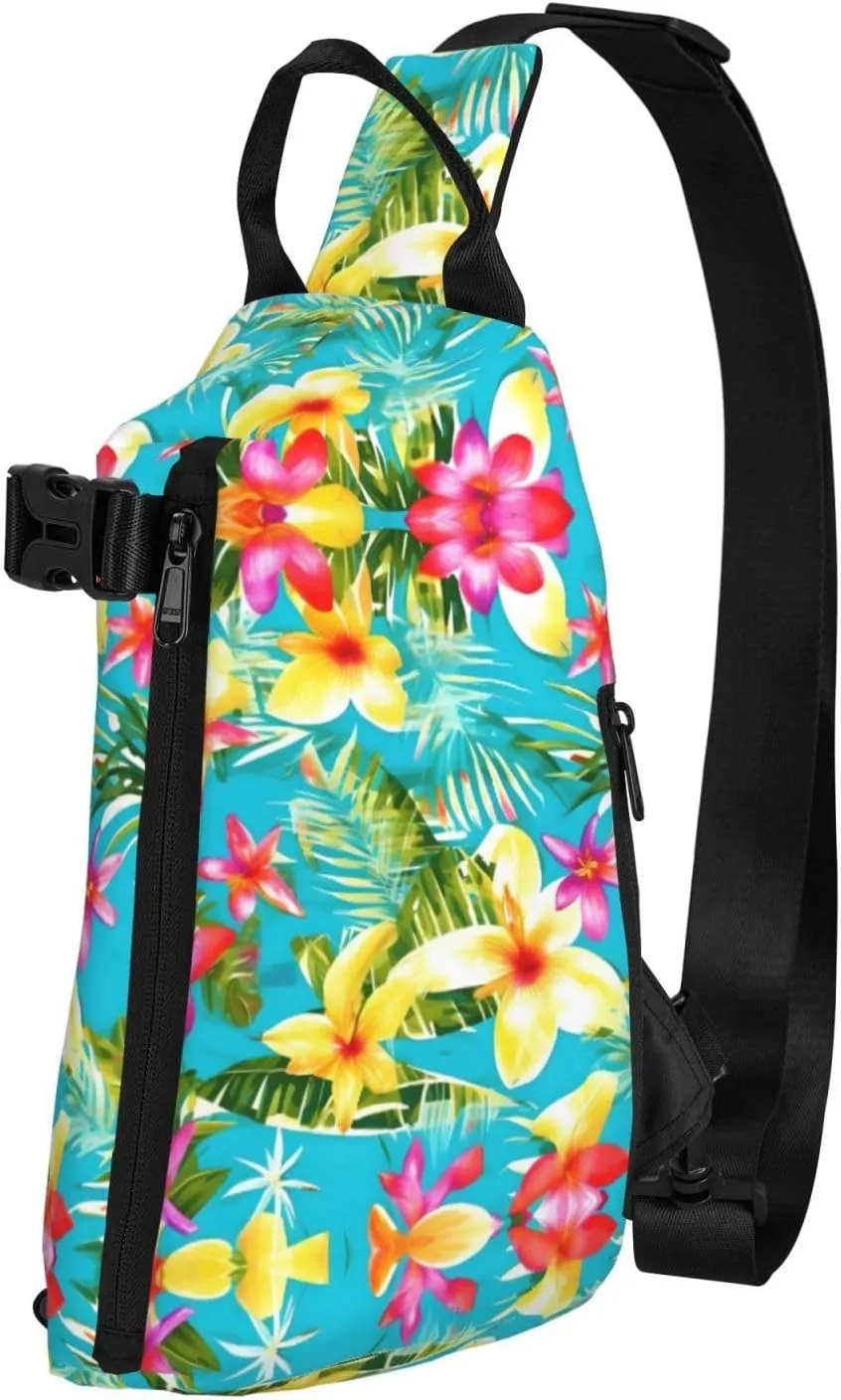 WURTON The Underwater World Tropical Fish Print Lightweight Adjustable Crossbody Backpack Daypack For Men,Women Sling Bag