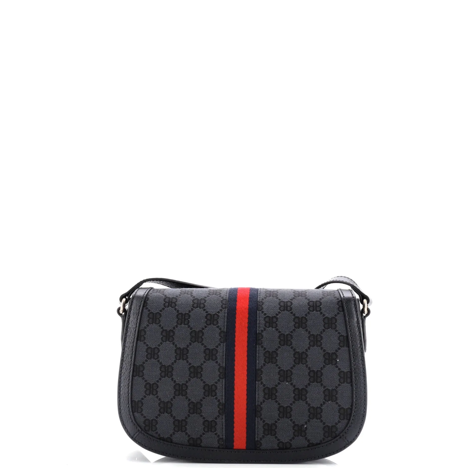 x Balenciaga The Hacker Project Flap Messenger Bag BB Canvas Medium