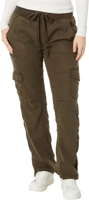 XCVI Twill Scrunch Leg Cargo Boxwood XS (Women's 0-2)