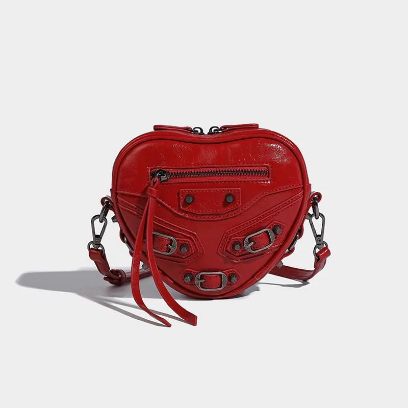 Y2K Fashion Handbag for Women, Top Handle Bag Fashion Kawaii Crossbody Bag Harajuku Women Shoulder Handbags Daily (red)