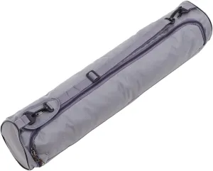 Yoga Mat Storage Bag Durable Canvas Zipper Tote with Strap for Lightweight and Portable Yoga Mat Carrier for Home Gym Use
