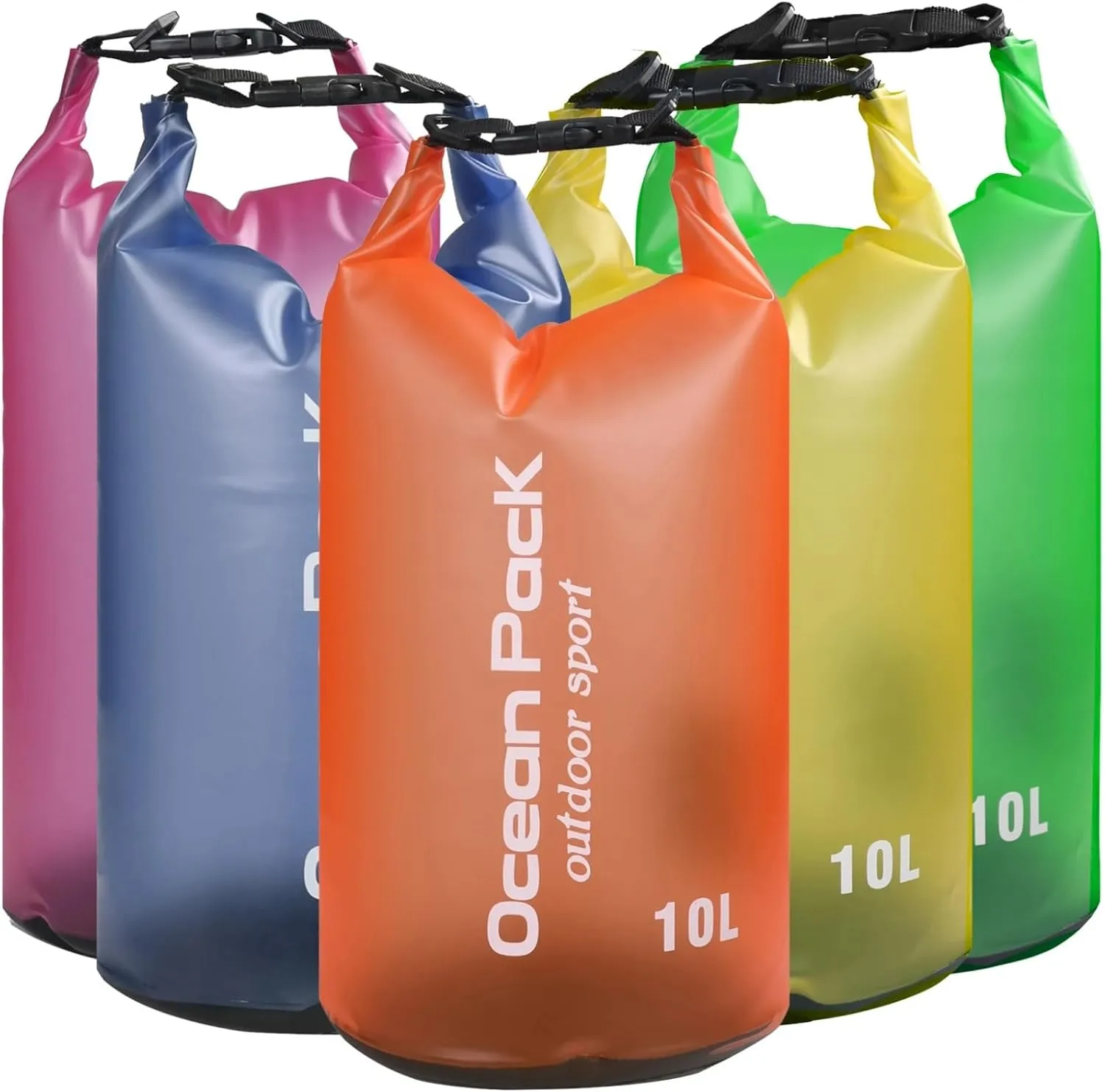 YOUGLE 10L Waterproof Water Resistant Dry Bag Sack Storage Pack Pouch Swimming Kayaking Canoeing River Trekking Boating Sailing Fishing (Green)